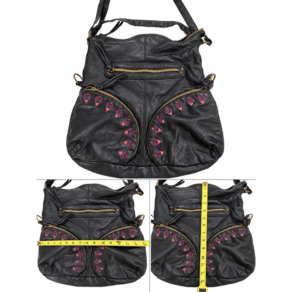 T-shirt and jeans Hobo Bag  Vegan Leather Crossbody Y2K